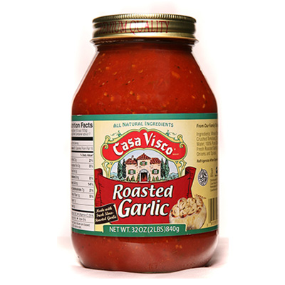 Roasted Garlic Pasta Sauce